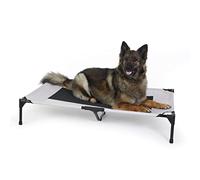 K&H Pet Products Cunas para perros grandes, cama elevada para perros al aire libre, hamaca elevada para perros, cama refrescante lavable y portátil, marco de metal resistente y duradero, XL, malla