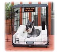 K&H Pet Products Ultra Plush Deluxe Bolster Crate Pad Fleece 20 X 25 Inches