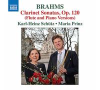 K.-H. Schütz, M. Prinz - Brahms, J.: Clarinet Sonatas, Op. 120, Nos. 1-2 / Lieder (arr. K.-H. Schütz for flute and piano)