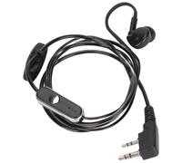 K Head 120cm Cable 3.9ft Auricular para walkie Negro