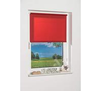 K-home 236626 - 2 Klemmfix - Estor de Mini, Rojo Luz de día, plástico, Tela, Rojo, 100 x 150 cm