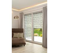K-home Estor Doble Enrollable de Klemmfix, Color Gris, 90 x 150 cm