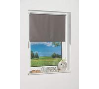K-Home Estor térmico Enrollable sin Agujeros, Color Gris, 120 x 250 cm