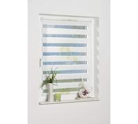 K-Home Klemmfix Denia Estor Doble sin Agujeros, Color Verde, 75 x 150 cm, diseño: Flor