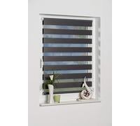 K-home Klemmfix - Estor Doble (Madrid Sin Agujeros, Gris, Gris, 90 x 150 cm