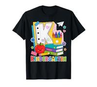 K is for Kindergarten Back to School Pencil Apple Retro Camiseta