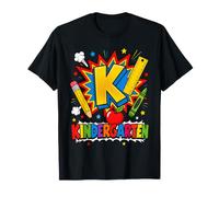 K is for Kindergarten Back to School Pencil Apple Retro Camiseta