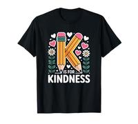 K is for Kindness Naranja Anti Bullying Unity Day Teacher Camiseta
