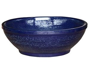 K & K Bonsai Pot de fleurs Bleu Plat 38,0 x 16,0 cm Fabriqué à partir de Céramique résistante au gel