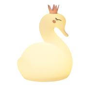 K KASONIC Luz Nocturna para Niños, Luz Nocturna de Silicona RGB para Niños Pequeños, Linda Lámpara de Noche con Control Táctil, Lámparas Nocturnas Infantiles para el Dormitorio, Cisne