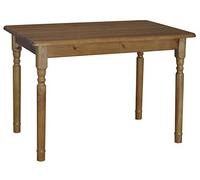 k koma Mesa de cocina comedor comedor mesa de pino madera maciza roble color (80 x 120 cm)