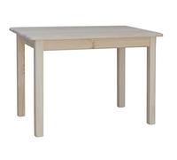 k koma Mesa de comedor de pino macizo, 70 x 110 cm, sin tratar | Requiere montaje. Incluye accesorios e instrucciones (idioma español no garantizado). Altura de la mesa: 75 cm. Grosor de la