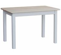 k koma - Mesa de comedor, mesa de cocina, de pino macizo, blanco, miel, fabricante: pino lacado, 50 x 100 cm