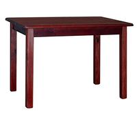 k koma - Mesa de pino macizo, efecto Calvados, color cálido para tu hogar, 120 x 70 cm