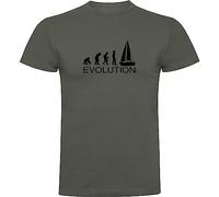 K KRUSKIS - Camiseta Nautica Evolution Sail Manga Corta Hombre - XL, Verde Militar