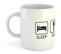K KRUSKIS - Taza 325 ml Escalada Sleep Eat And Climb