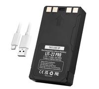 K KYUER 1-Pack LIT-22 Pro Batería Recargable para Spypoint Cellular Trail Wildlife Camera (Flex-M S G-36 Plus Dark S-Dark) Flex Solar System Telecamera Celular Cámara Battery con Type-C Cable