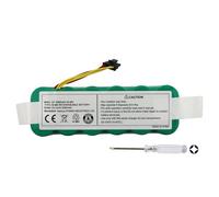 K KYUER 3500mAh LP43SC2000P Ni-Mh Batería Compatible con Ecovacs Deebot X500 KK-8 CR120 Ariete 2711 2712 2713 2717 Briciola, Rollibot BL618, Ariete 2712 Robot Profimaster Robot Aspirador Battery