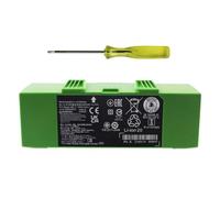 K KYUER 64.2Wh ABL-F Robot Aspirador Batería para iRobot Roomba i7 i7+ j7 j7+ 7150 7158 7550 7558 i7558 e5 e6 e5150 e5152 e5154 e6198 i3 i3+ 3150 3158 3550 i4 i4+ 4150 4552 i6 i8 i8+ Li-Ion Battery