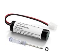 K KYUER Batería de Repuesto para Leifheit Dry&Clean 51000 51002 51113 51114 51146 Aspirador Ventanas Limpiador, 3.7V 3200mAh Compatible con BFN18 650 1S1P Window Vacuum Cleaner Battery