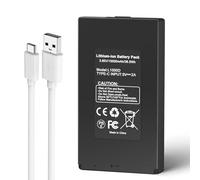 K KYUER L1000D Cámara Batería para GardePro Trail Camera E6P E6PCF E6PMB E8P E8PMB E8PWF X60P X60PMB Hunting Cameras 3.85V 10000mAh Batería Recargable (Including Charging Cable)