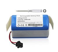 K KYUER Replacement Robot Aspirador Batería Compatible con OKP K2 K3P K4 K5 K7 OKP K5 Pro Robot Vacuum Cleaner with Tools 14.4V 2600mAh