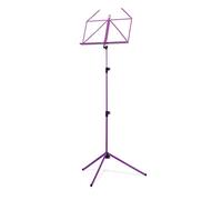 K&M 100/1 Atril Lila - Atril extensible 62,5 - 124 cm - base metálica plegable