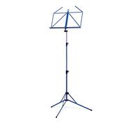 K&M 100/5 Atril Azul - Atril extensible 50 - 130 cm - base y soporte de metal plegable