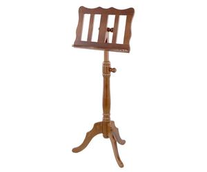 K&M 117 Wooden Music Stand Walnut