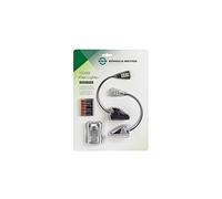 K&M 12289 Flex Lights - Juego de luces para atril (2 luces con 6 ledes cada uno, imán y pilas)