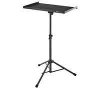 K&M 13500 Soporte de percusión, negro - estante 57,3 cm x 37,3 cm - de acero - estante regulable en altura e inclinación