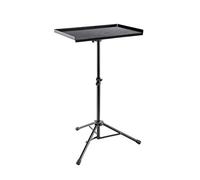 K&M 13500 Soporte de percusión, negro - estante 57,3 cm x 37,3 cm - de acero - estante regulable en altura e inclinación