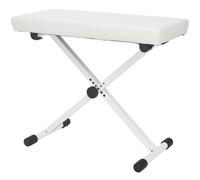 Konig and Meyer 14077-000-76 Banco de Teclado, Polipiel, Blanco Puro