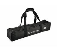 K&M 14102 Bolsa para varillas de instrumentos - nailon, negro con logo K&M - longitud 70 cm - con dos anillos de transporte