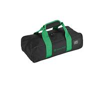 K&M 14303 Bolsa para dos soportes de saxofón - nylon, negro con logo K&M - longitud 47 cm con bolsillos internos