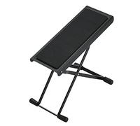 K&M 14670 Reposapiés negro - ajustable en 6 posiciones con soporte ancho - altura de 119 a 264 mm - en acero