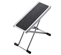 K&M 14670 Reposapiés nickel - ajustable en 6 posiciones con soporte ancho - altura de 119 a 264 mm - en acero