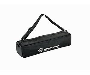 K&M 14942 Bolsa para soporte de tuba - nailon, negro con logo K&M - longitud 35 cm - con dos correas de transporte