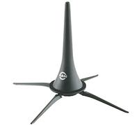 K&M 152/1 Base de trompeta, plástico negro - cono de goma con banda de fieltro - transportable en la campana del instrumento