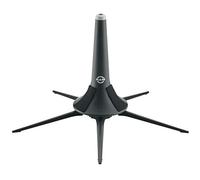 K&M 15213 base de trompeta, plástico negro - cono de goma, atornillable - transportable en la campana del instrumento