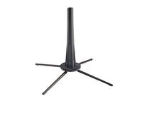 K&M 15233 Soporte para corno inglés, negro - Soporte con sistema de atornillado patentado - revestimiento de fieltro