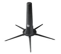 K&M 15290 Soporte para saxofón soprano, plástico negro, con revestimiento de fieltro - atornillable - transportable en el bafle