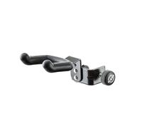 K&M 15590 Soporte para ukelele negro - dispositivo de bloqueo de acero - estuche de plástico