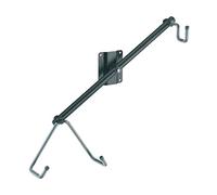 K&M 16295 soporte de pared para guitarra eléctrica, negro - inclinado - soporte ajustable 360° - en acero