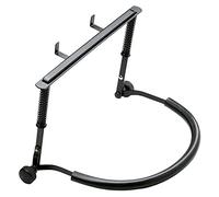 K&M 16415 Soporte para armónica, color níquel, de acero, color níquel, con resorte tensor - estético, fácil de manejar, estable