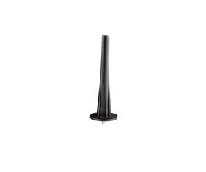 K&M 17731 Cono para corno inglés, en plástico negro - fácil montaje en soporte o patas cruzadas - adaptador incluido