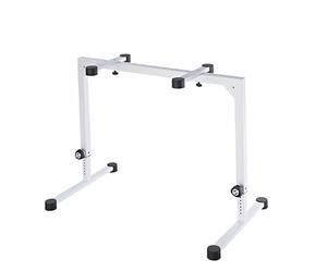 K&M 18810-015-76 Soporte para teclado Omega, Ajuste manual, Blanco