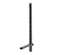 K&M 18817 Soporte universal - negro, acero - extensión ajustable para guardar accesorios musicales, para estante plegable Omega