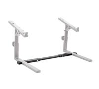 K&M 18828 Soporte para estante Omega - negro, acero - extensión para un tercer teclado