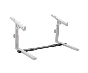 K&M 18828 Soporte para estante Omega - negro, acero - extensión para un tercer teclado